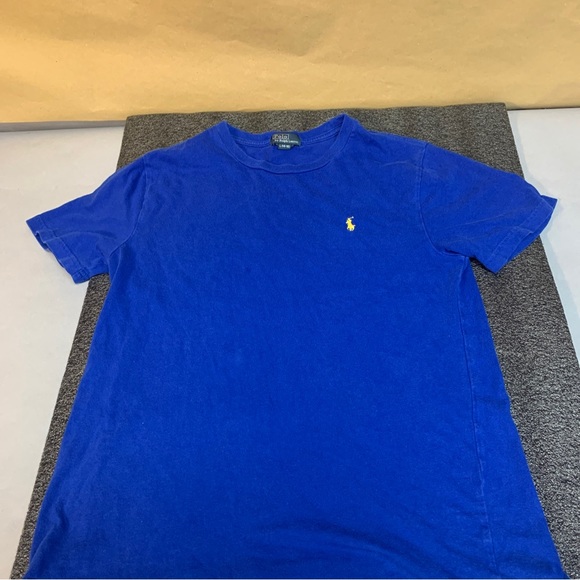 Polo by Ralph Lauren Blue Casual Short Sleeve T-Shirt - Picture 7 of 9